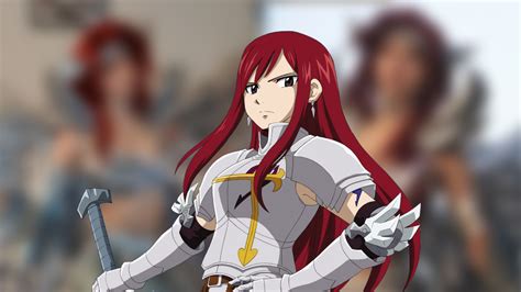 Erza Scarlet en su armadura más poderosa