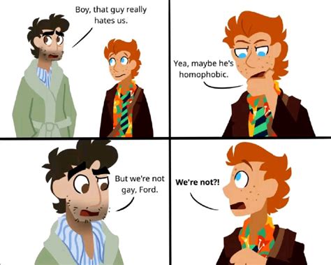 Ilustración de Arthur Dent y Ford Prefect