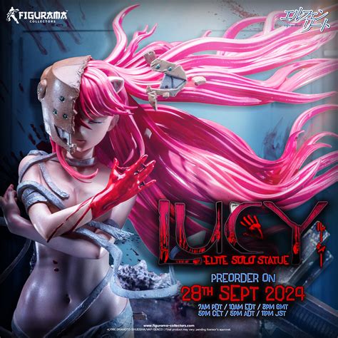 Silueta de Lucy de Elfen Lied con sus vectores