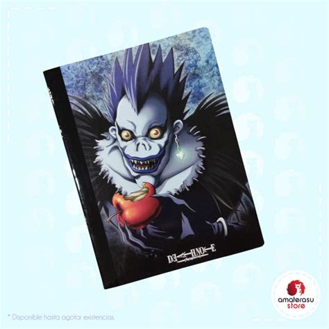 Portada de Death Note con el cuaderno y Ryuk