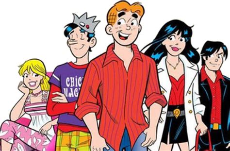 Ilustración de los personajes principales de Archie Comics