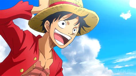 Monkey D. Luffy interactuando con habitantes de una isla