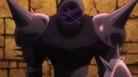 Jude, miembro de los Weird Fangs, con su característico casco y hombreras
