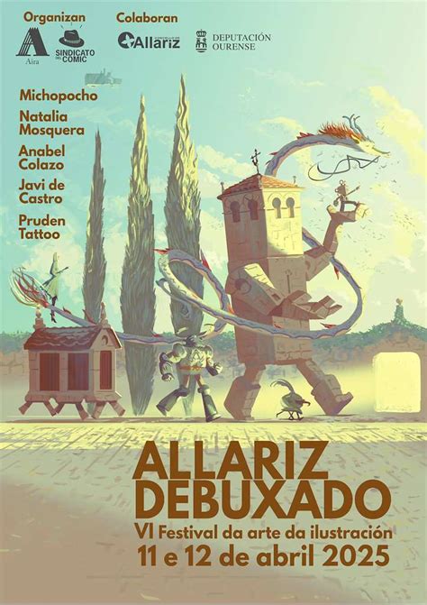 Mercado de ilustración y autoedición en Allariz Debuxado