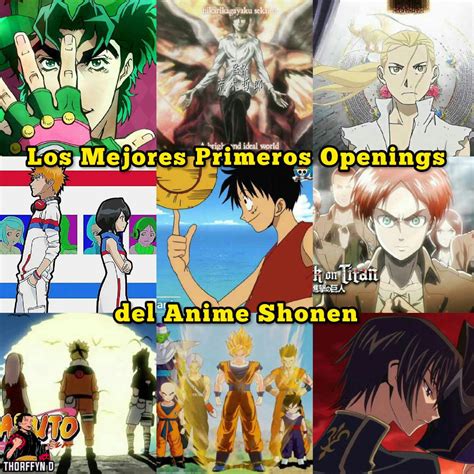 Tabla comparativa de los primeros openings de One Piece.