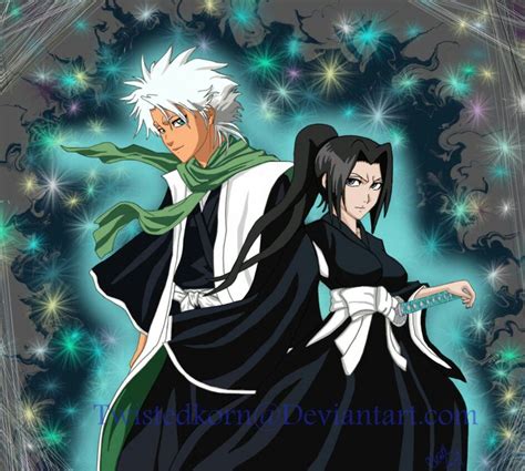 Karin Kurosaki y Toshiro Hitsugaya hablando