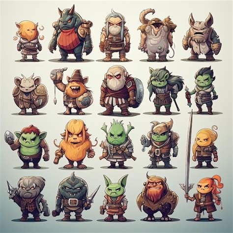 Personajes de RPG con clase Berserker