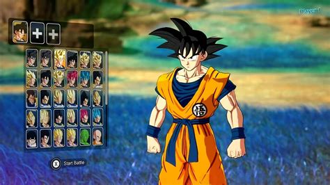Tabla comparativa de juegos de Dragon Ball Z