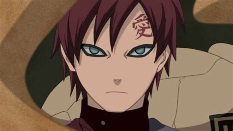 Gaara con su expresión característica