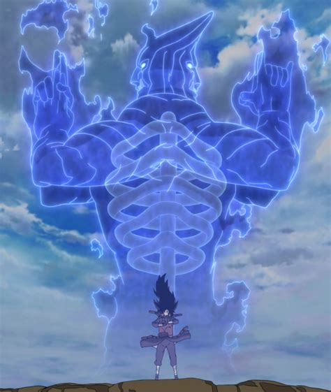 Madara Uchiha invocando el Susanoo