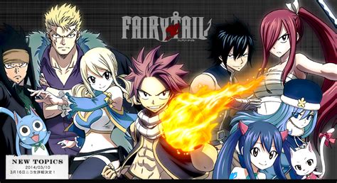 cartel promocional de la primera temporada del anime Fairy Tail