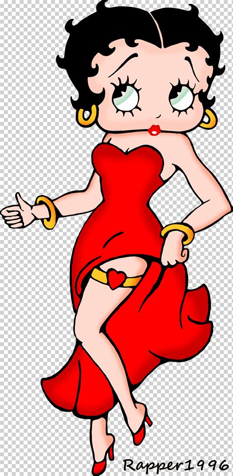 Ilustración de Betty Boop en estilo cómic