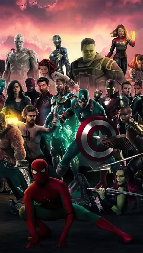Colección de fondos de pantalla de personajes de Marvel Comics