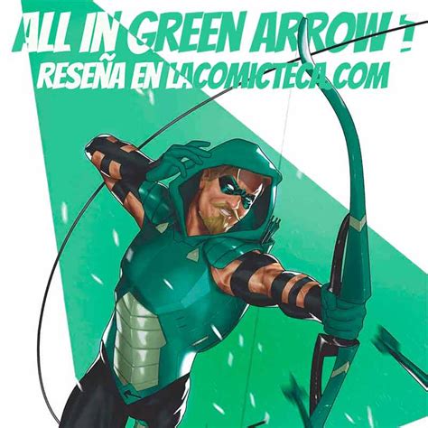 Representación de Green Arrow en un cómic clásico.