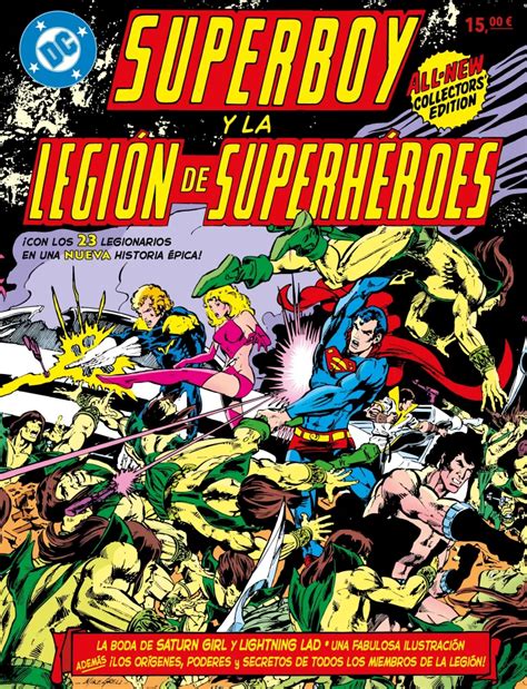 Ilustración de Superboy y la Legión de Superhéroes