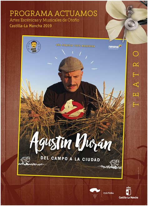 Cartel del espectáculo de Agustín Durán en Miguelturra