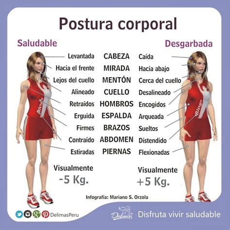 Ilustración de la postura corporal correcta en acrosport