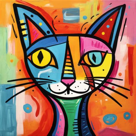 Ilustración de un gato inspirada en el estilo de Jose Fonollosa