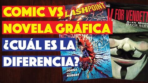 Comparación visual entre cómic y novela gráfica