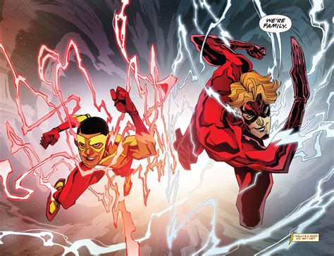 Wally West como Kid Flash y luego como Flash