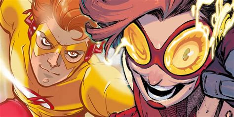 Bart Allen como Kid Flash y Flash