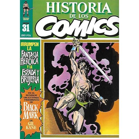 Ejemplo de página interior de Historia de los Comics de Toutain