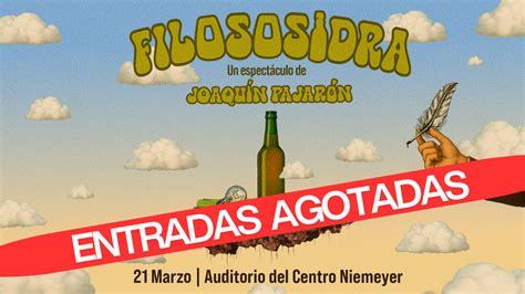 Cartel del espectáculo 'FilosoSidra' de Joaquín Pajarón