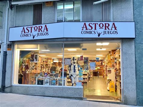 Fachada de la tienda Astora Comics y Juegos en Santiago de Compostela