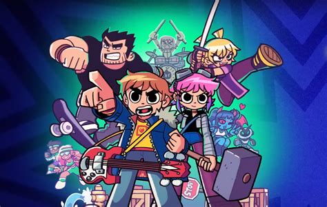 Scott Pilgrim en acción contra uno de los exnovios malvados
