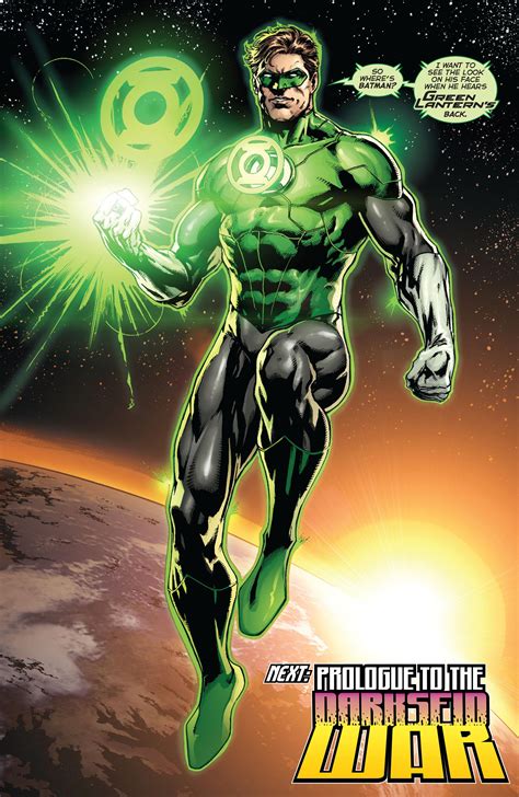 Ilustración de Hal Jordan como Green Lantern
