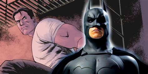 Bruce Wayne como un Batman envejecido