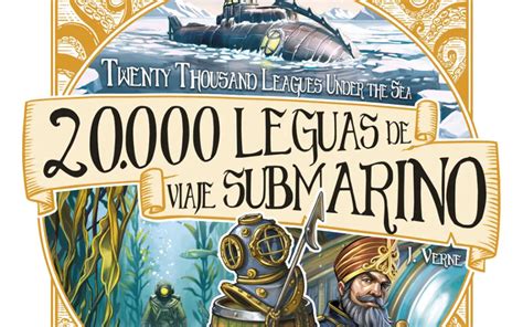 Portada de la novela gráfica 20.000 leguas de viaje submarino