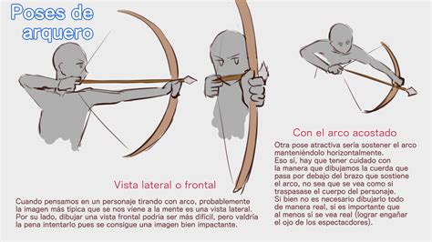 Personajes de cómic usando arco y flecha