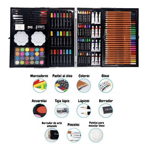 Maletín de arte completo