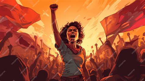 Ilustración de Antonio Soto luchando por los derechos de los trabajadores