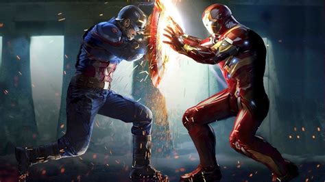 Capitán América vs. Iron Man en Civil War