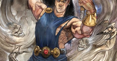 Kull de Atlantis en una pose de batalla