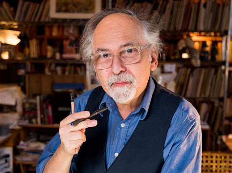 Ilustración de Art Spiegelman en su estudio