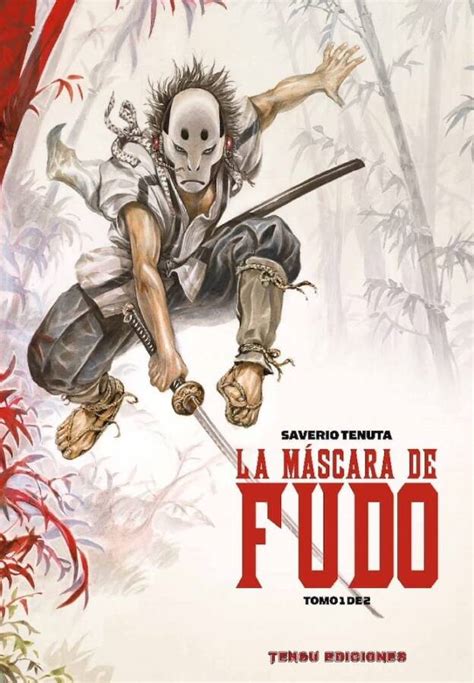 Representación de Nobu Fudo con su máscara