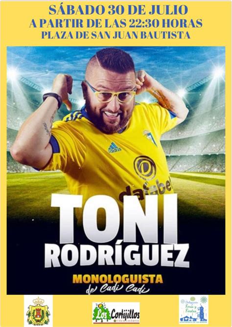Cartel promocional de Toni Rodríguez