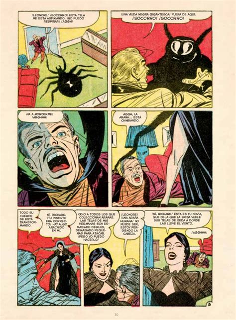 Viñeta de cómic de terror de los años 50