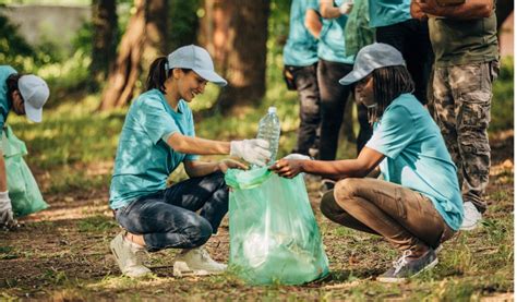Jóvenes participando en actividades de voluntariado ambiental
