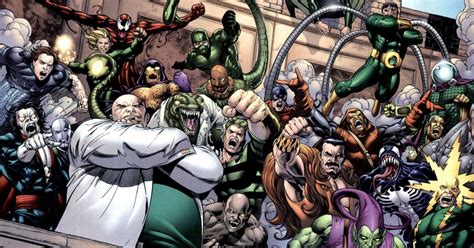 Galería de villanos de Ultimate Spider-Man: Duende Verde, Doctor Octopus, Venom, Kingpin