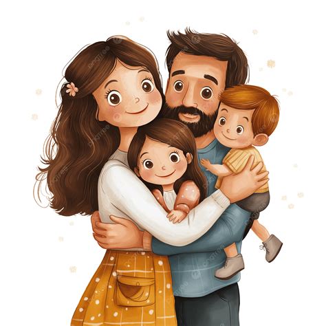 Ilustración de familia personalizada