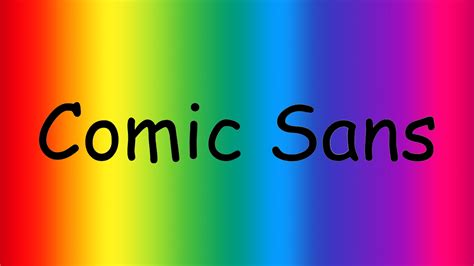 Ejemplos de usos inapropiados de Comic Sans