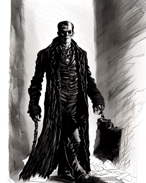Ilustración de Bernie Wrightson del Monstruo de Frankenstein
