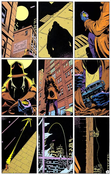 Panel icónico de Watchmen