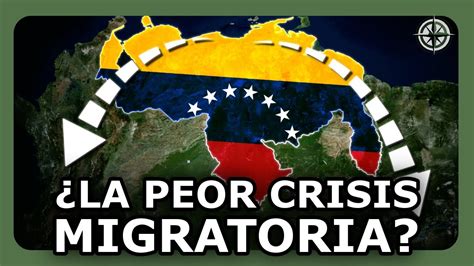 Mapa mostrando destinos de la diáspora venezolana