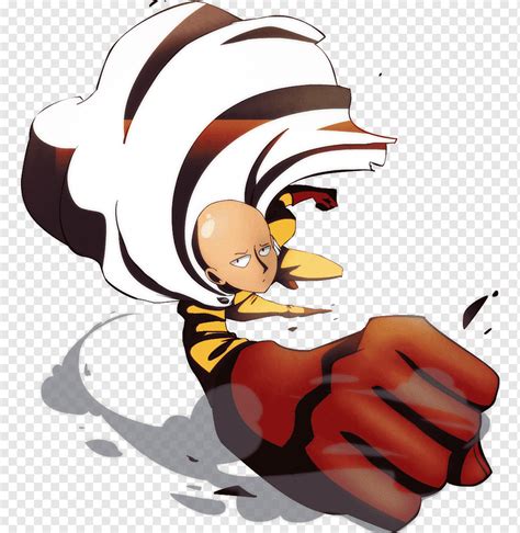 Saitama dando un puñetazo