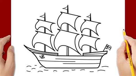 Detalle del dibujo de un barco de la serie Barbarroja